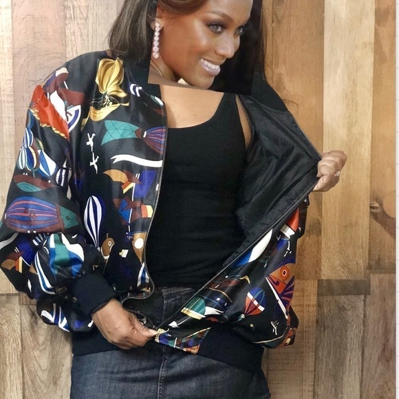 Funky vintage bomber jacket - Picture 2 of 6